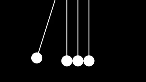 Animation of pendulum Stock Footage 296680449
