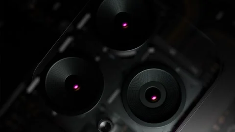 Animation as the phone is assembled from different components into a single d Stock-Footage 245070024