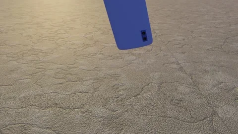 Animation of a phone dropping and bouncing on the ground, 4K Stock-Footage 184178274
