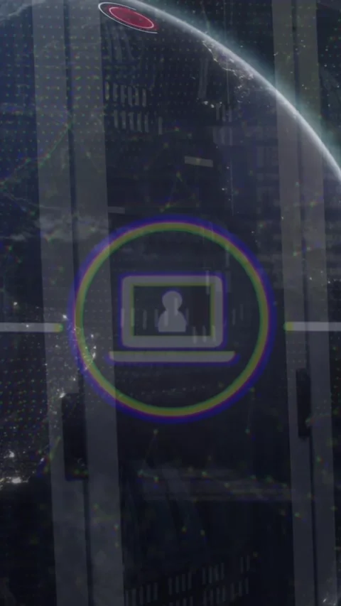 Animation of phone, laptop, computer in flowchart with globe and connected dots Stock Footage 344403091