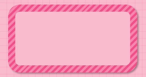 Animation pink border unique repeat Video stock 315484867