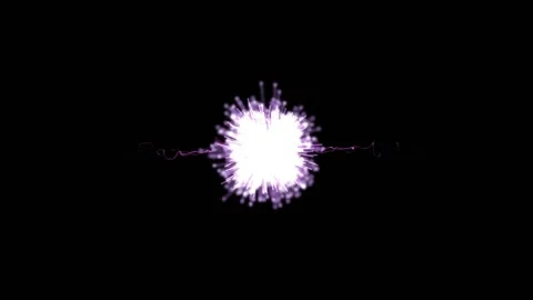 Animation of pink firework exploding on black background Stock Footage 329769319