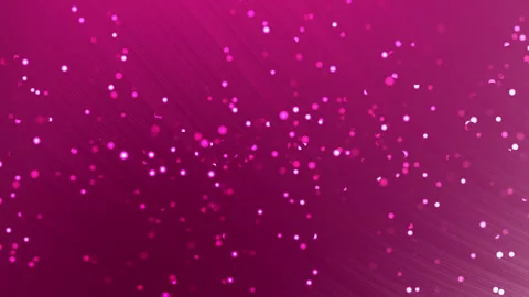 Animation Pink glitter particles on a dark pink background Видео 334387571