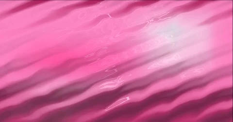 Animation of pink ribbed liquid Stock Footage 92023790