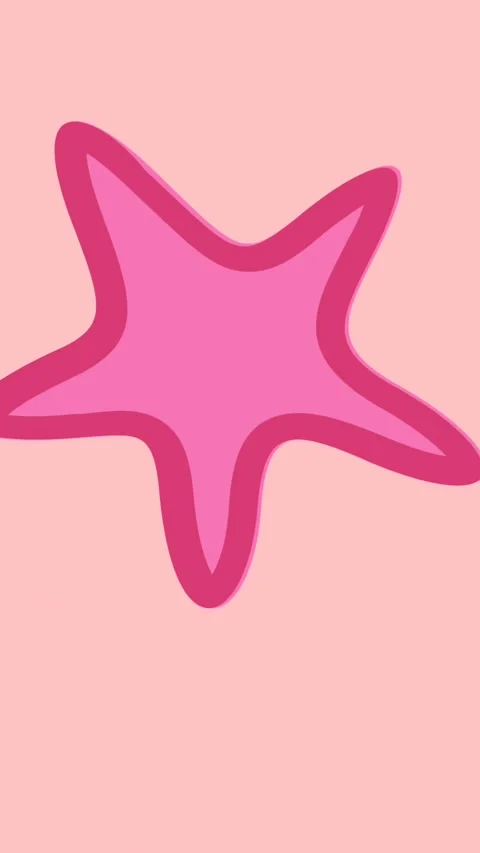 Animation of pink starfish with copy space on pink background Stock Footage 319974266
