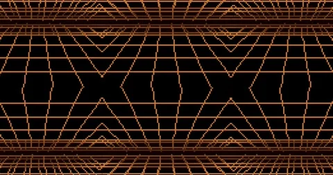 Animation of pixel art 80s Retro sci-Fi background. Pixel art 8bit Vector video  Video stock 279255189