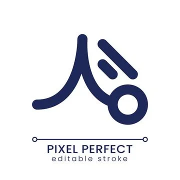 Animation pixel perfect linear ui icon Stock Illustration