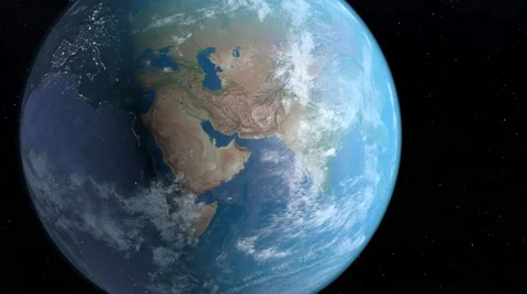 Animation of planet Earth Stock Footage 64548131