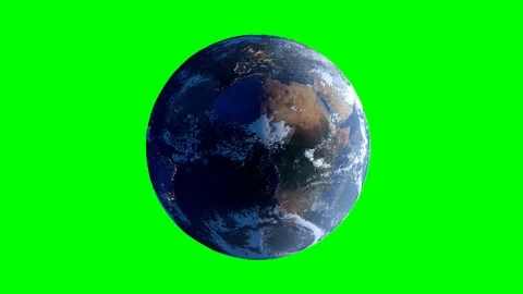 Animation of Planet earth as seen from space Video stock 100752458