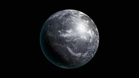 Animation of Planet Earth spin. view from space. Stock-Footage 131355482