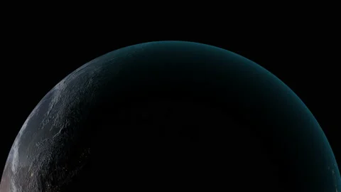 Animation of Planet Earth spin. view from space Stock-Footage 131356419