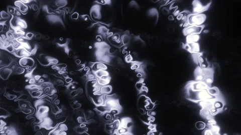 Animation with plasma molecules in pattern. Motion. Glowing psychedelic pattern Stock Footage 233288664