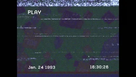 Animation of play digital interface with glitch and data processing on screen Stock Footage 327125829