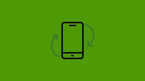 Animation of Please Rotate Your Phone to Landscape 90 Rotation for Better E.. Stock Footage 285098441