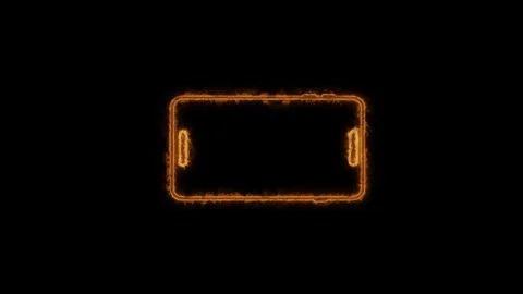 Animation of Please Rotate Your Phone to Landscape 90 Rotation. Phone Rotat.. Stock Footage 307551236