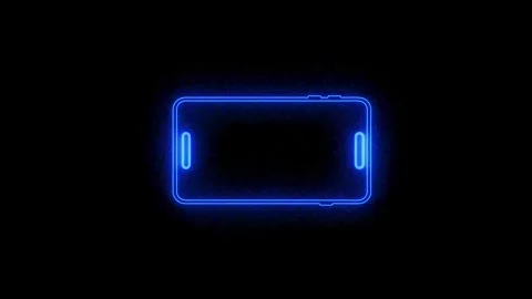 Animation of Please Rotate Your Phone to Landscape 90 Rotation. Phone Rotat.. Stock Footage 307551253