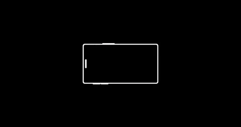 Animation of please rotate your phone to landscape 90 rotation for better experi Stock Footage 340272016