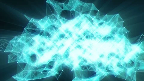 Animation of plexus network transforming to neon russian text - welcome. Stock Footage 103339457