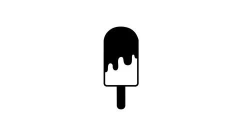 Animation popsicle dripping on white background. Stock Footage 335639080