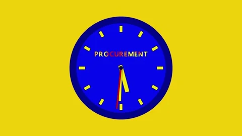 Animation of the PROCUREMENT concept text. Finance concept Stock Footage 315502673