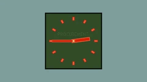 Animation of the PROCUREMENT concept text. Finance concept Stock Footage 316945625
