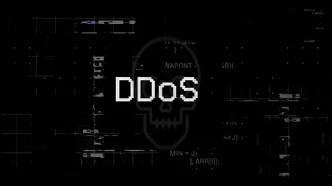 Animation program code stream colorful attention ddos attack information digital Stock Footage 102038436