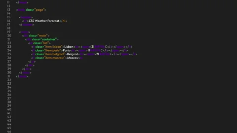Animation of programmer code. HTML or Java program language. IT concept Stock Footage 148482437
