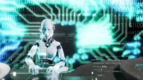 animation of programming computer work b... | Stock Video | Pond5