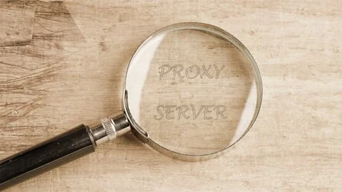Animation of the PROXY SERVER Stock Footage 307673426