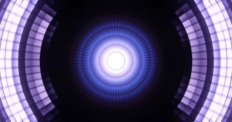 Animation of a pulsating neon engine Stock Footage 167837410