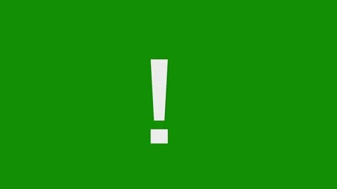 Animation of punctuation symbol on green background	 Stock Footage 221380651