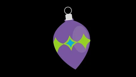 Animation purple ball on black screen. Stock Footage 259603581