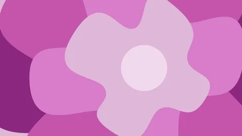 Animation of purple flower with motion effect Video stock 129681522