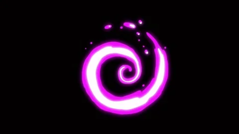 Animation purple light effect on black background. Stock Footage 153324751