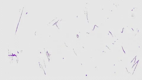 Animation of a purple line draft with recordings on a black screen. Stock video Stock Footage 292761723