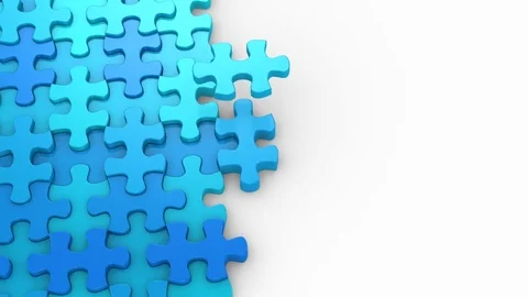 Animation of Puzzles Stock Footage 72817259