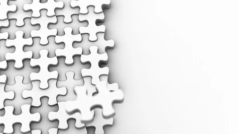 Animation of Puzzles Video stock 72864181