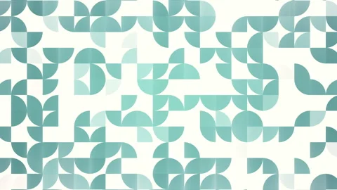 Animation of quarter circle pattern with opacity effects on white background Stock Footage 245200520