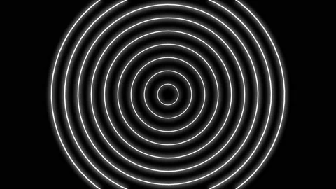 Animation radio wave circle Stock Footage 201580743