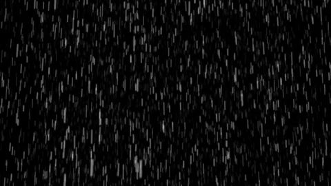Animation of rain on a black background Stock-Footage 71316299