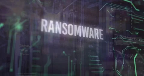 Animation of ransomware, computer langua... | Stock Video | Pond5