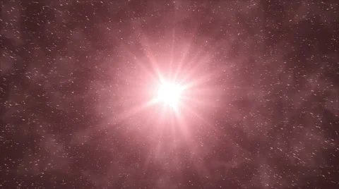 Animation red background with rays in space. Stock Footage 60118189