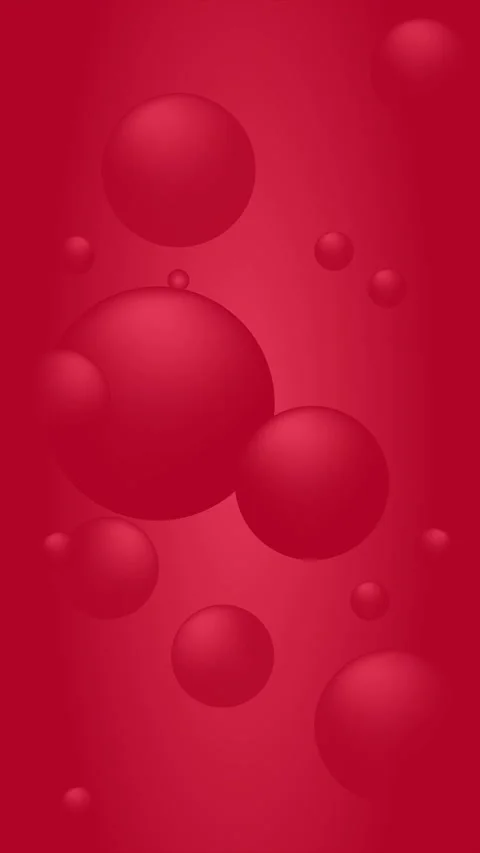 Animation of red ball bubble vertical background with color gradation Stock Footage 315194556