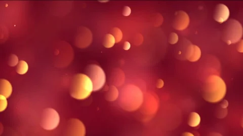 Animation of red bokeh background, defocused circle light moving Stock Footage 45577154