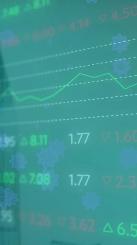 Animation of red line and data processing over landscape Stock Footage 344803146