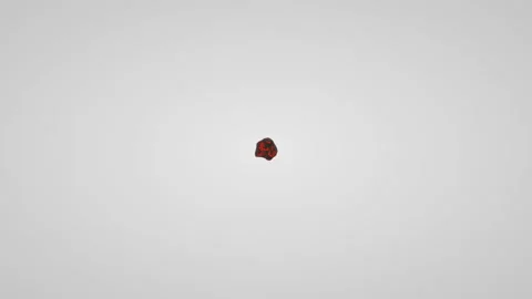 Animation of a red liquid spilling over a white background. Stock Footage 122533459