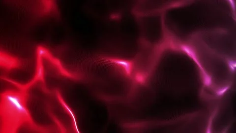 Animation red neon light network wave abstract background. Stock Footage 210671852