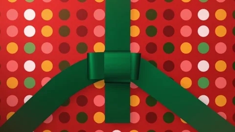 Animation ribbon open to green background. Stock Footage 246718332
