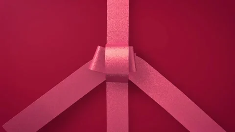 Animation ribbon open to green backgroun... | Stock Video | Pond5