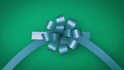 Animation ribbon open to green background. Stock Footage 246718355